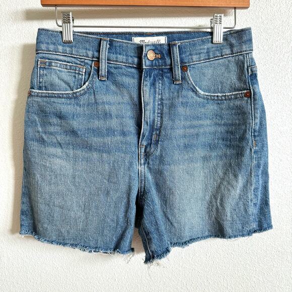 Madewell Pants - Madewell Medium Wash Denim High Rise Shorts Women's 26